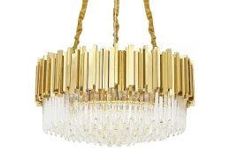 Lampa wisząca IMPERIAL GOLD 80 - stal, kryształ