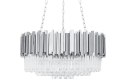 Lampa wisząca IMPERIAL SILVER 80 - stal, kryształ