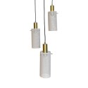 Lampa wisząca Tirana 3 biała 3xE27 Light Prestige