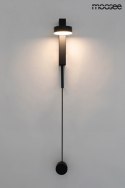 MOOSEE lampa ścienna CLARID BLACK czarna