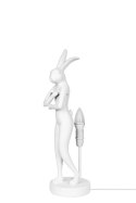 KARE lampa stołowa RABBIT 50 cm biała / różowa