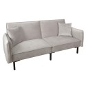 Sofa rozkładana Canif Velvet szara