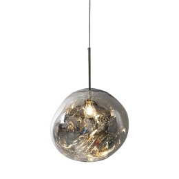 Lampa wisząca GLAM L srebrna 38 cm