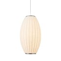 Lampa wisząca SILK BARREL biała 50 cm