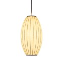 Lampa wisząca SILK BARREL biała 50 cm