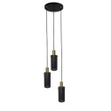 Lampa wisząca Tirana 3 czarna 3xE27 Light Prestige