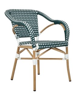 Krzesło CAFE MIRAMAR turkus / morski rattan