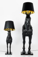 Lampa podłogowa KOŃ HORSE STAND S czarna - włókno szklane