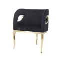 Fotel Ekskluzywny Morello gold/black