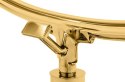 Fotel BUBBLE STAND 2 GOLD VELVET poduszka czarna