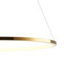 Lampa wisząca CIRCLE SLIM 60 LED złoty 60 cm