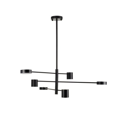 Lampa wisząca CLEX - 6P LED czarna 100 cm