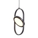 Lampa wisząca ELIPSE MINI LED czarna 32 cm