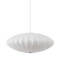 Lampa wisząca SILK FLAT biała 50 cm