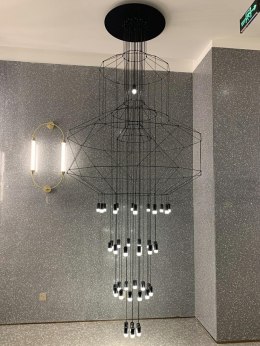 Lampa wisząca FLUSSO 43 GRANDE czarne