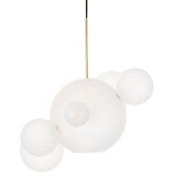 Lampa wisząca CAPRI 6 biała / złota