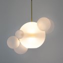 Lampa wisząca CAPRI 6 biała / złota