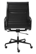 Fotel biurowy AERON PRESTIGE PLUS czarny - skóra naturalna, aluminium