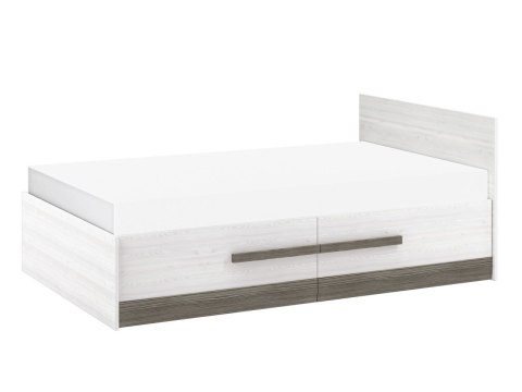 Łóżko 120x200 BLINCO BL17 sosna śnieżna / new grey