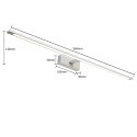 Kinkiet Isla XXL chrom 96cm IP44 LED CCT Light Prestige