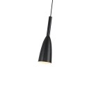 Lampa wisząca Solin 1 czarna 1xE27 Light Prestige