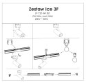 Ice reflektor 3F czarny Light Prestige