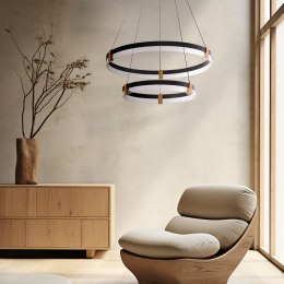 Plum 2 lampa wisząca czarna Light Prestige