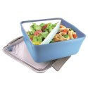 Lunch box Divided z widelcem 2,6l fioletowy