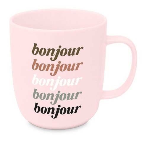 Bonjour Kubek Porcelanowy Różowy 400 ml