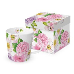 Kwiaty Rumieńca Kubek Porcelanowy w Ozdobnym Pudełku 350 ml