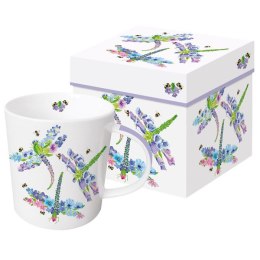 Kwiecista Ważka Kubek Porcelanowy w Ozdobnym Pudełku 350 ml