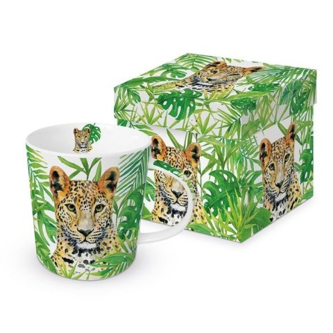 Leopard Kubek Porcelanowy w Ozdobnym Pudełku 350 m