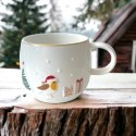 Magia Świąt Ptaszek Kubek Porcelanowy w Ozdobnym Pudełku 400 ml