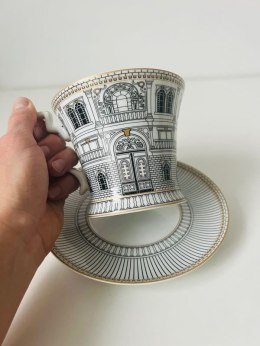 Palazzo Filiżanka Porcelanowa ze Spodkiem w Ozdobnym Pudełku 350 ml