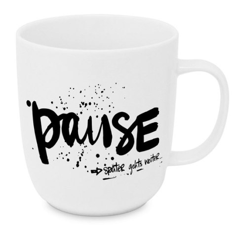 Pause Kubek Porcelanowy Biały 400 ml