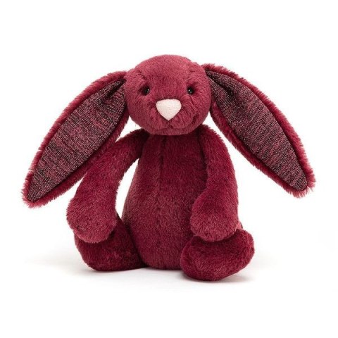 Bashful królik Cassis z błyszczącymi uszami 18cm