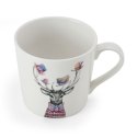 Zwierzęta Jeleń Kubek Porcelanowy 380 ml