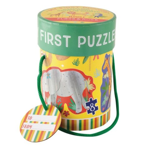 Dżungla Puzzle dla Początkujących 4w1