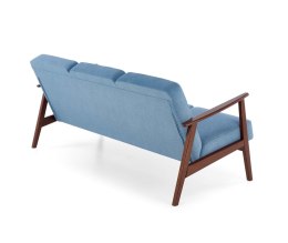 MILANO 3S sofa - niebieski tap. Castel 74