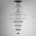 Lampa wisząca LINEA-43 XL czarna 150 cm