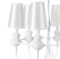 Lampa wisząca QUEEN-6 biała