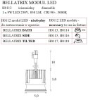 MODUŁ ŚWIETLNY BELLATRIX LED MODULE - ściemnialny DO OPRAW WPUSTOWYCH BELLATRIX