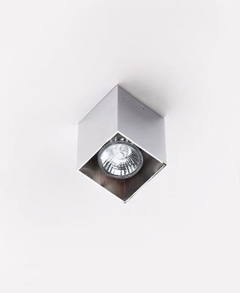 LAMPA SUFITOWA PET SQUARE CHROM, GU10