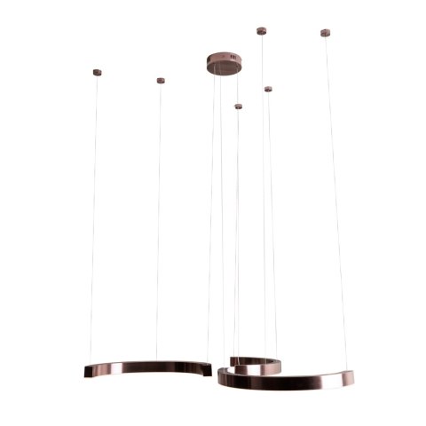 LAMPA WISZĄCA LOTUS 40W BRUSHED BRONZE