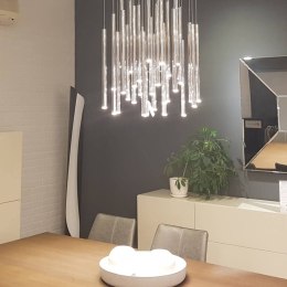 LAMPA WISZĄCA ORGANIC 33x1 CHROM ŚCIEMNIALNA