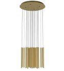 LAMPA WISZĄCA ORGANIC 33x1 ZŁOTO SZCZOTKOWANE