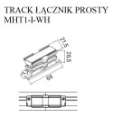 TRACK ŁĄCZNIK PROSTY biały