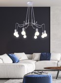 BASSO LAMPA WISZĄCA 8X40W E27 BIAŁY MATOWY