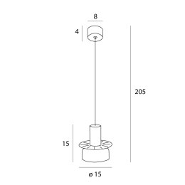 LAMPA WISZĄCA SIGNATURE A TRANSPARENT GLASS