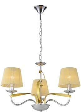 DIVA LAMPA WISZĄCA 3X40W E14 CHROM/ZŁOTY